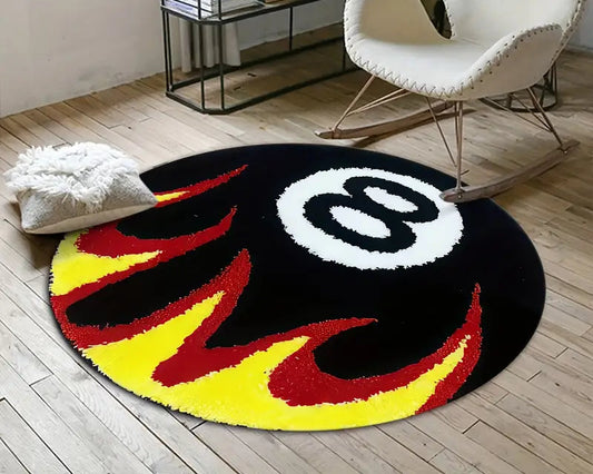 Alfombra bola 8 red