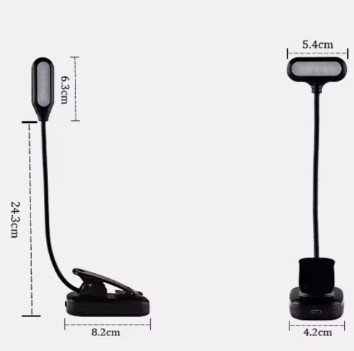 Luz led con protección ocular