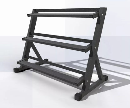 Soporte Rack Para Mancuernas Y Pesas Rusas Gym