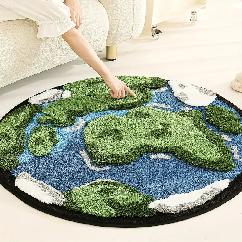 Alfombra con relieve